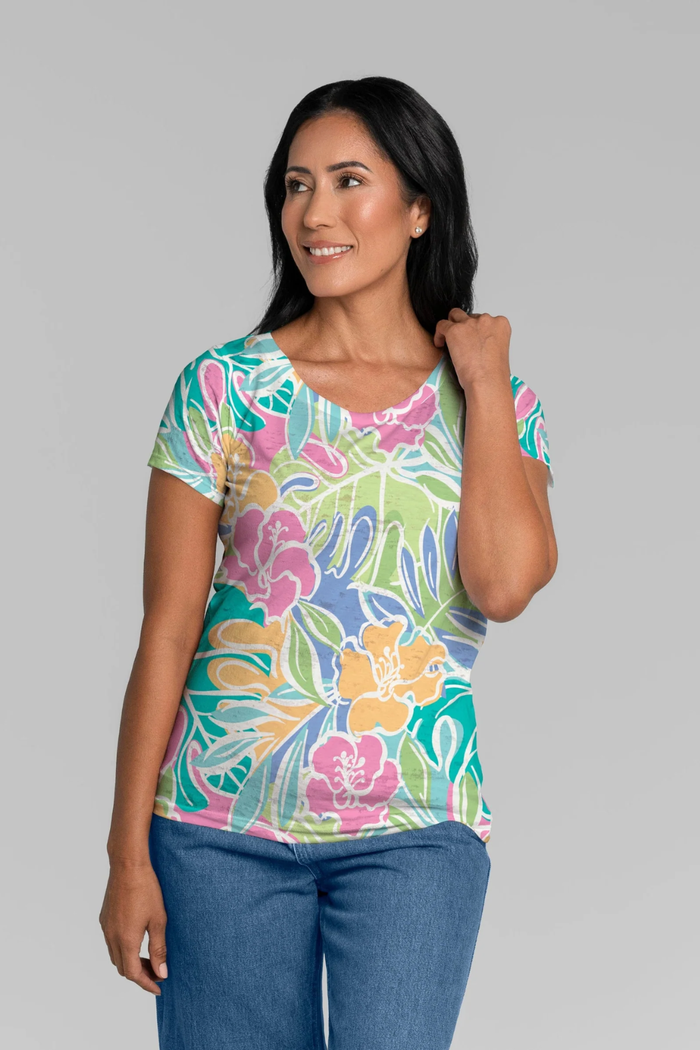 Surfin Safari ~ Short Sleeve Scoop Shirt