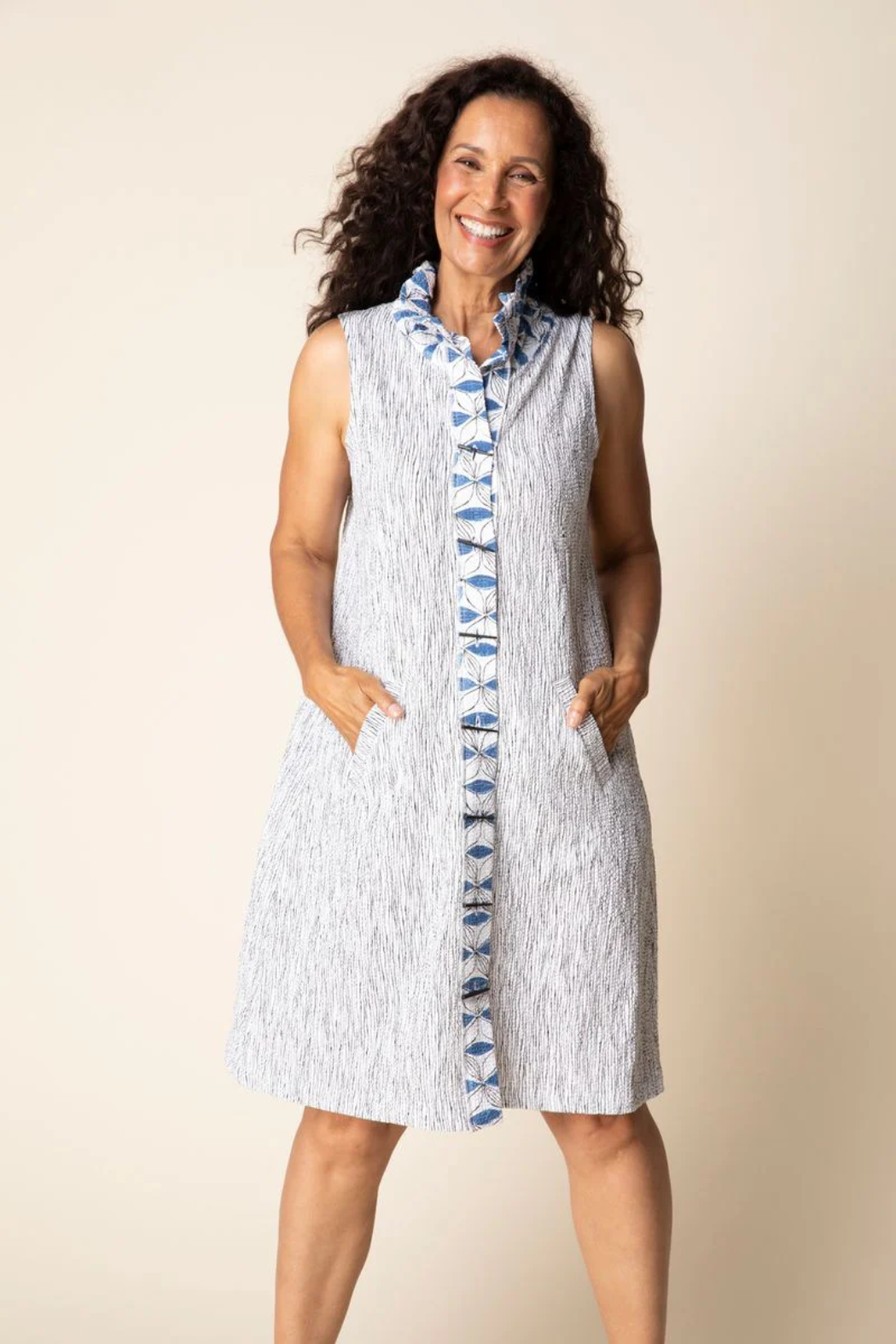 Crinkle Crepe Floral Mix Maia Dress