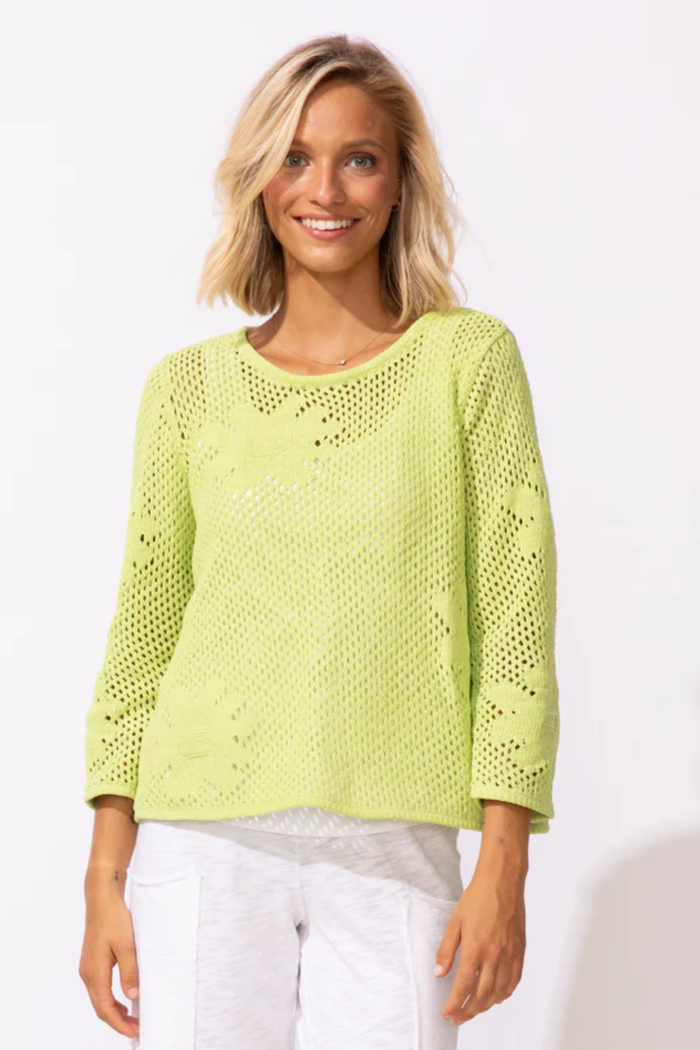 Floral Crochet Easy Pullover