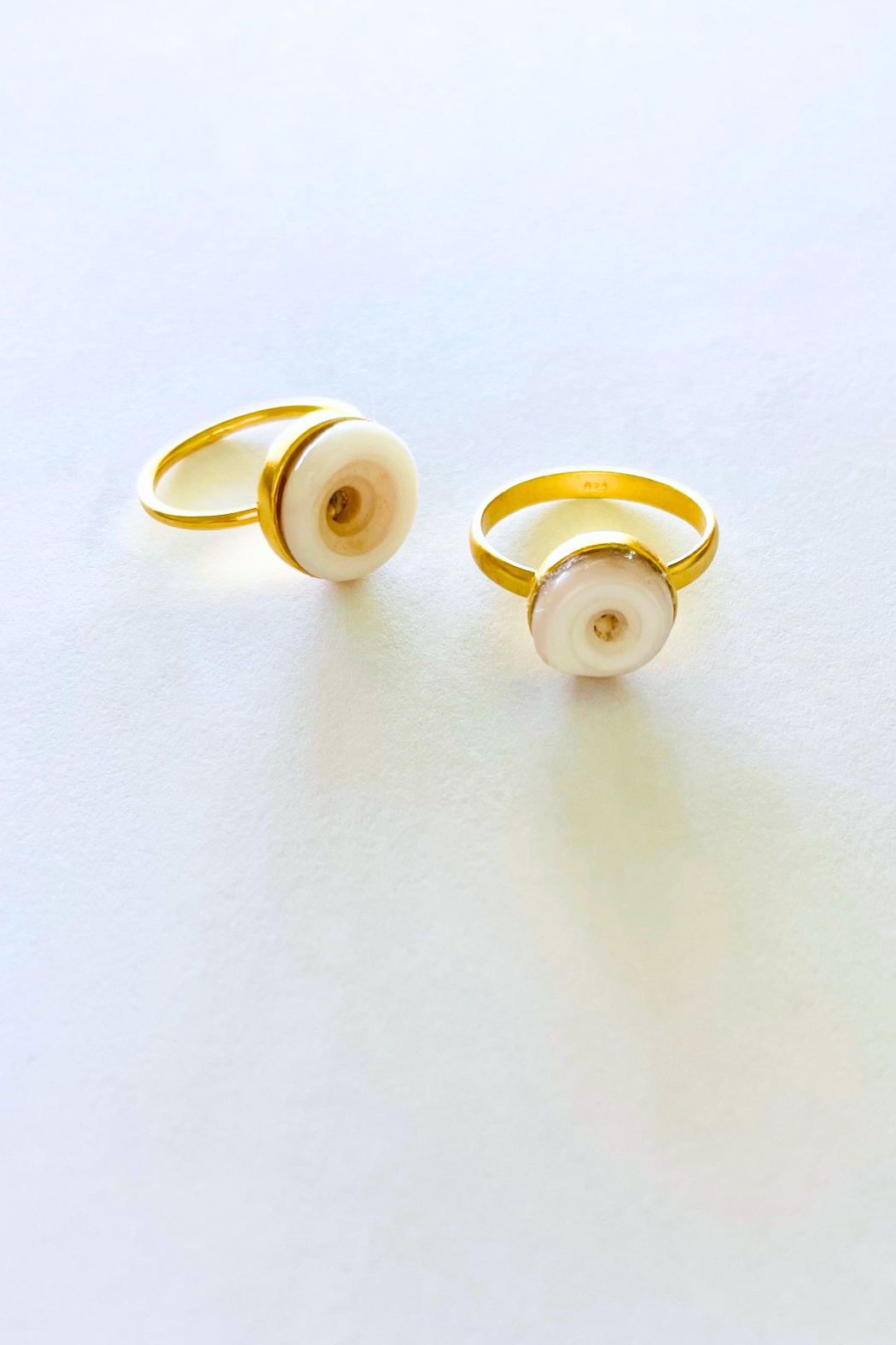 Malia Gold Puka Ring ~ Mini