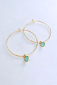 Blue Titatnium Quartz ~ Gold-filled
