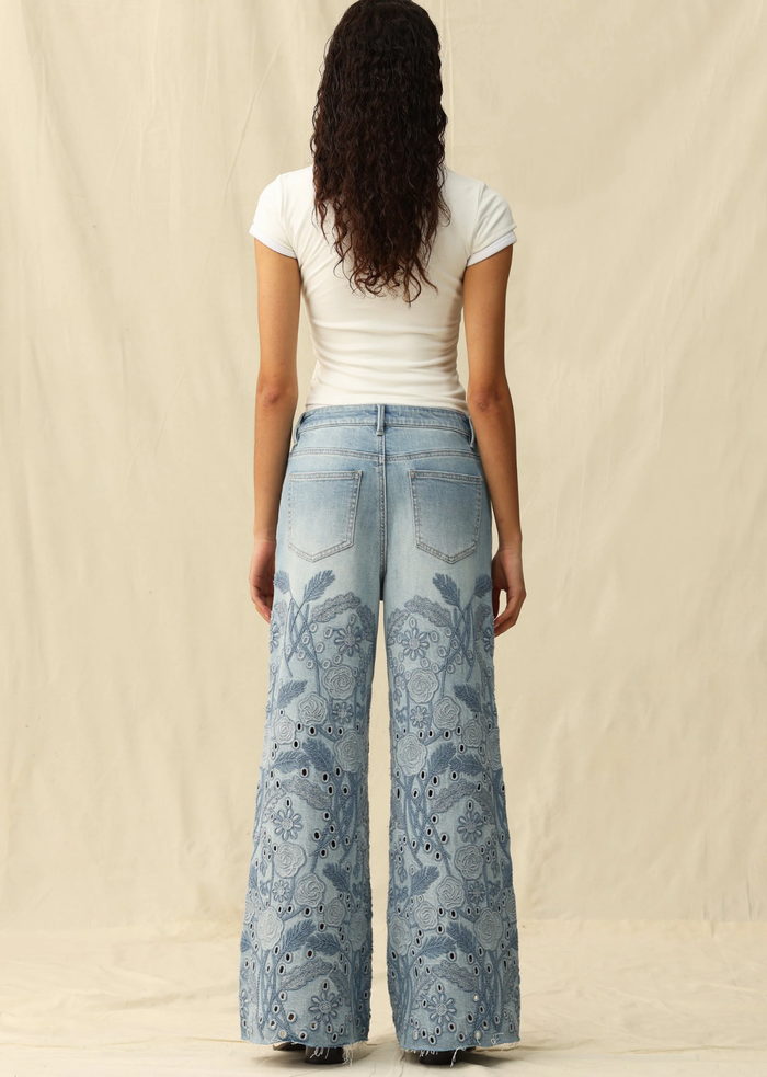 High Rise Wide Leg Jeans