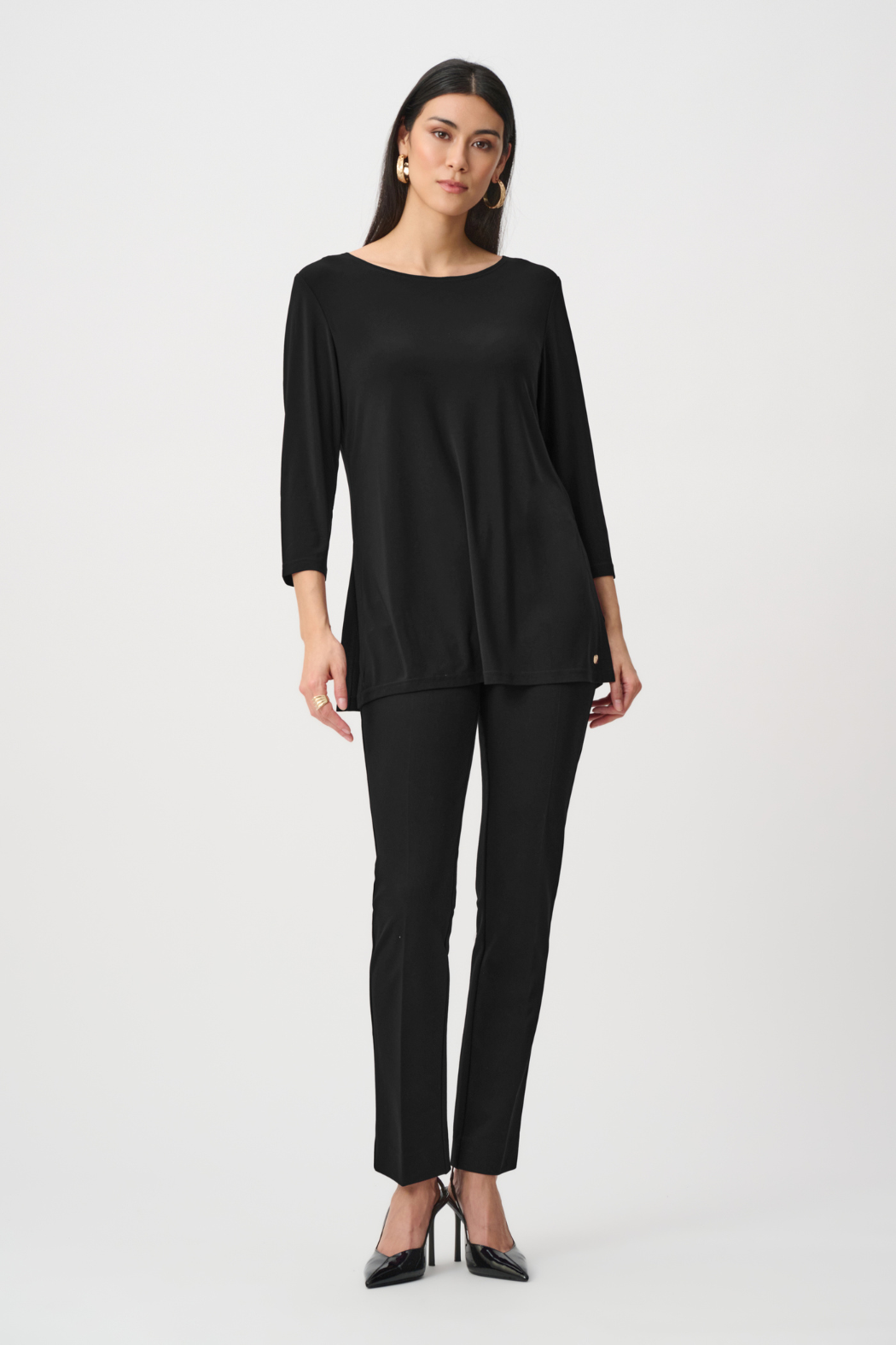 Silky Knit Straight Tunic