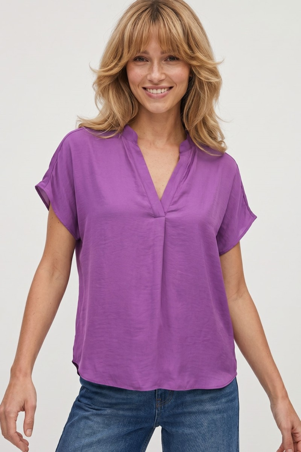 Matte Satin Blouse