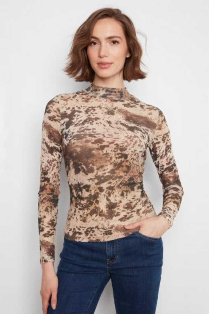 Long Sleeve Mock Top