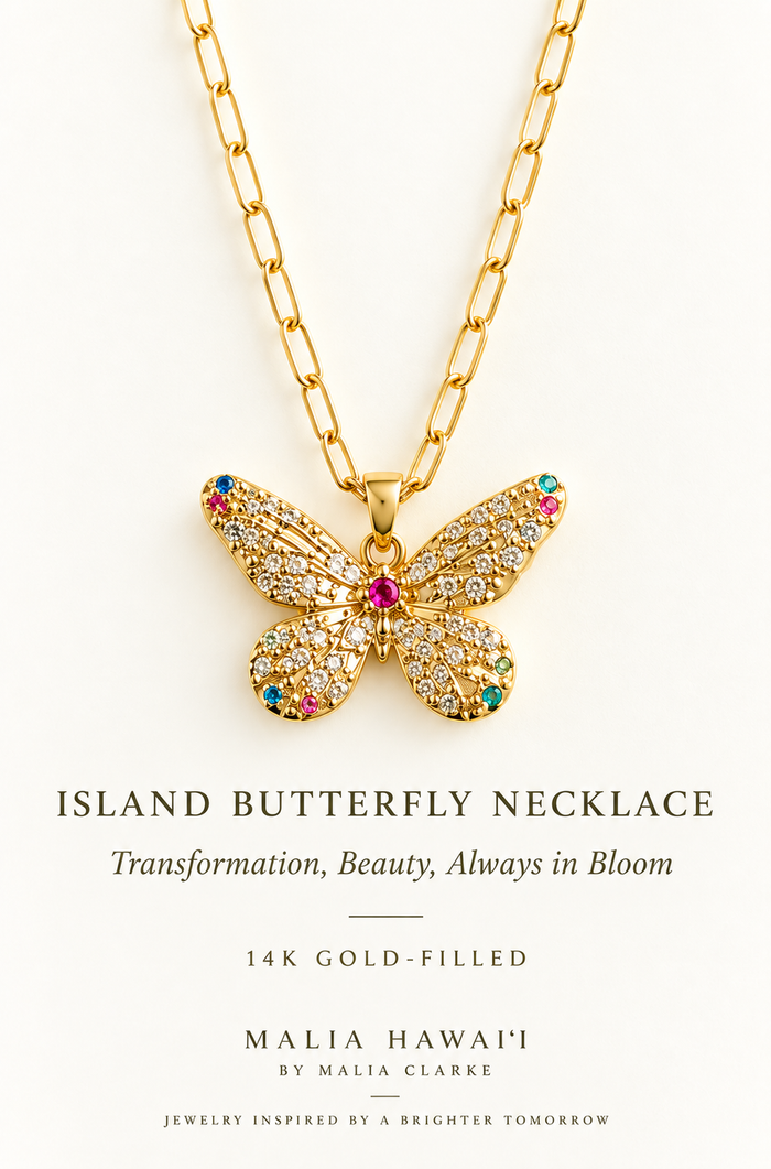 Island Butterfly Necklace