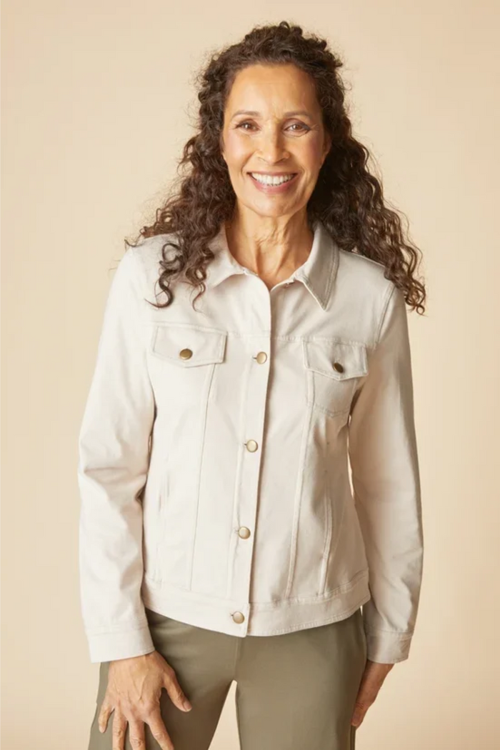 Stonewash Knit Jean Jacket