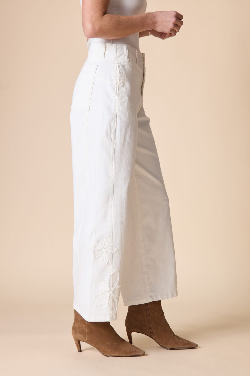Tossed Floral Jean