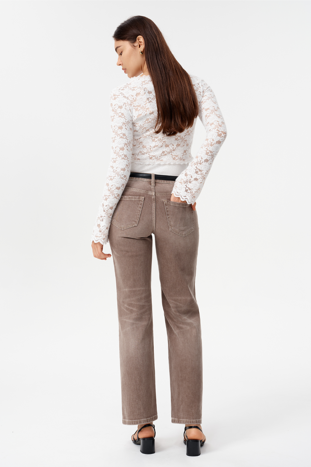 Briar Mid Rise Straight Leg Jeans