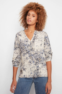 Printed Viscose Blouse - Seraphine